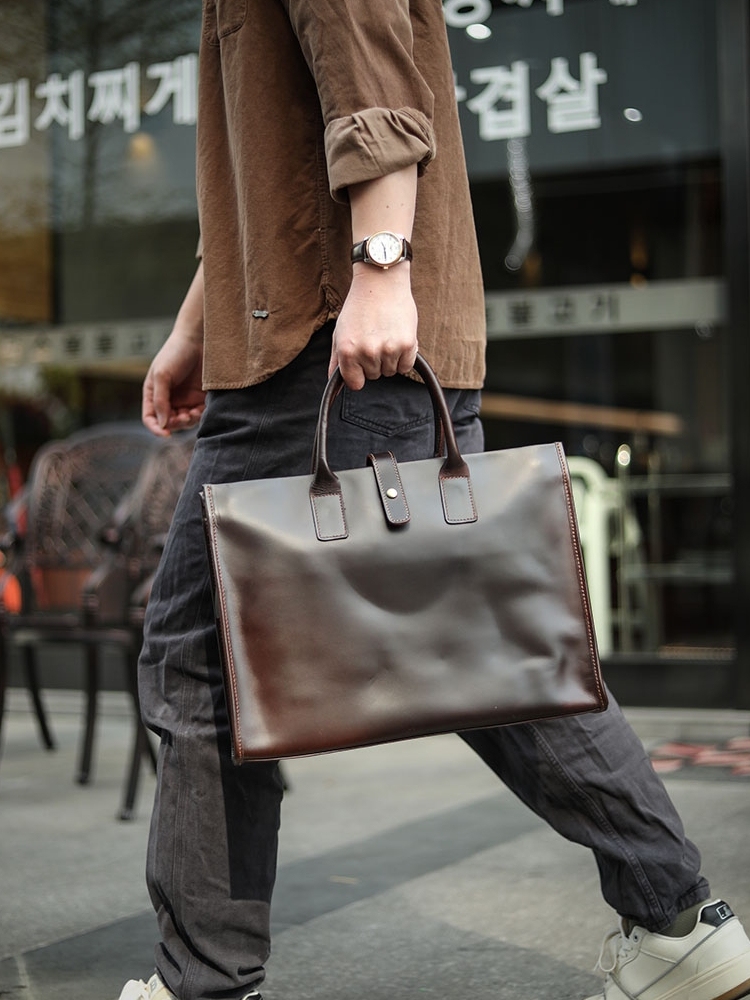 天然の牛革ビジネス・才フィスバッグ、斜ショルダーバッグ ST3098221HD