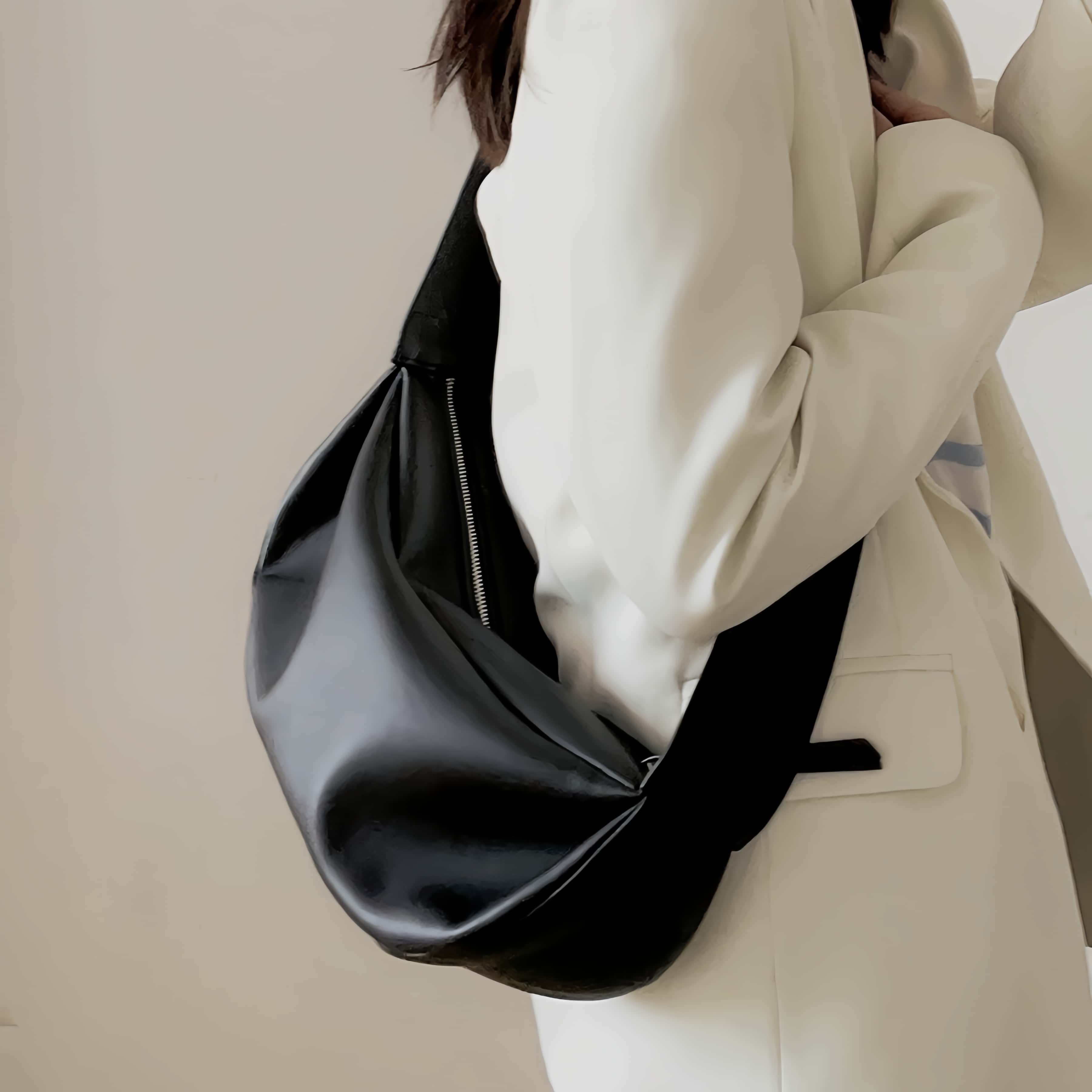 「シンプルなら快適！」•茶|黒|濃いカーキ|3色•上質な天然牛革ショルダーバッグ• 牛革斜めがけバッグ