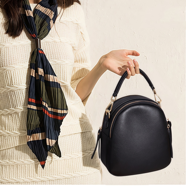 レザー手提げバッグ|サコッシュ|斜め掛けバッグ|携帯ポーチ