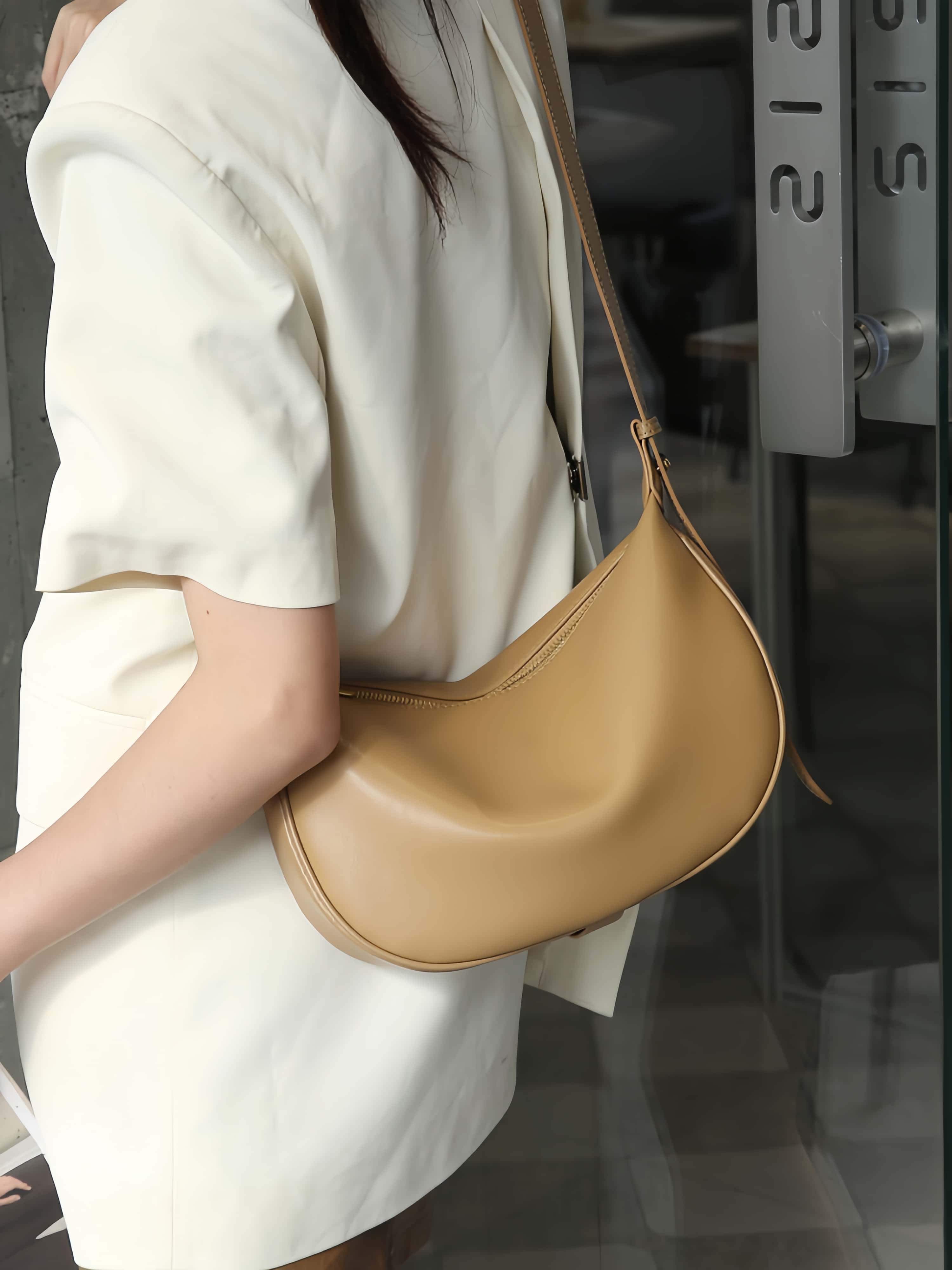 洗練された！|5色•牛革ショルダーバッグ|牛革肩掛けバッグ