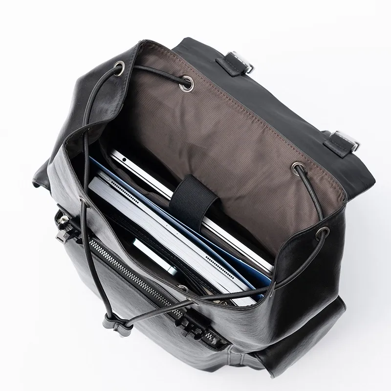 【ヴィンテージ風】植物鞣し牛革バックパック｜22L 大容量｜ビジネスレジャー兼用｜通勤・旅行に最適