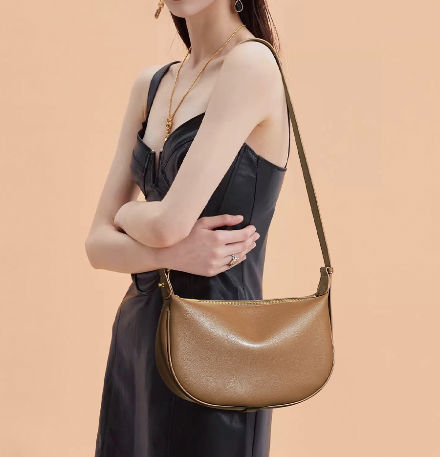 洗練された！|5色•牛革ショルダーバッグ|牛革肩掛けバッグ