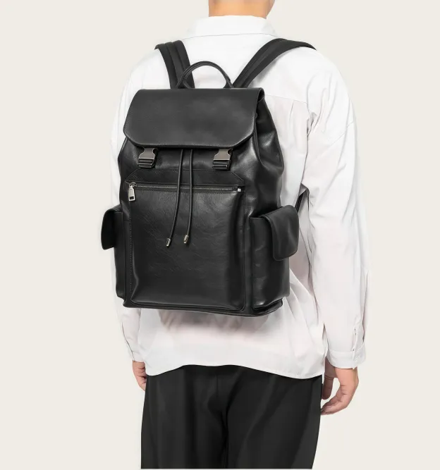 【ヴィンテージ風】植物鞣し牛革バックパック｜22L 大容量｜ビジネスレジャー兼用｜通勤・旅行に最適