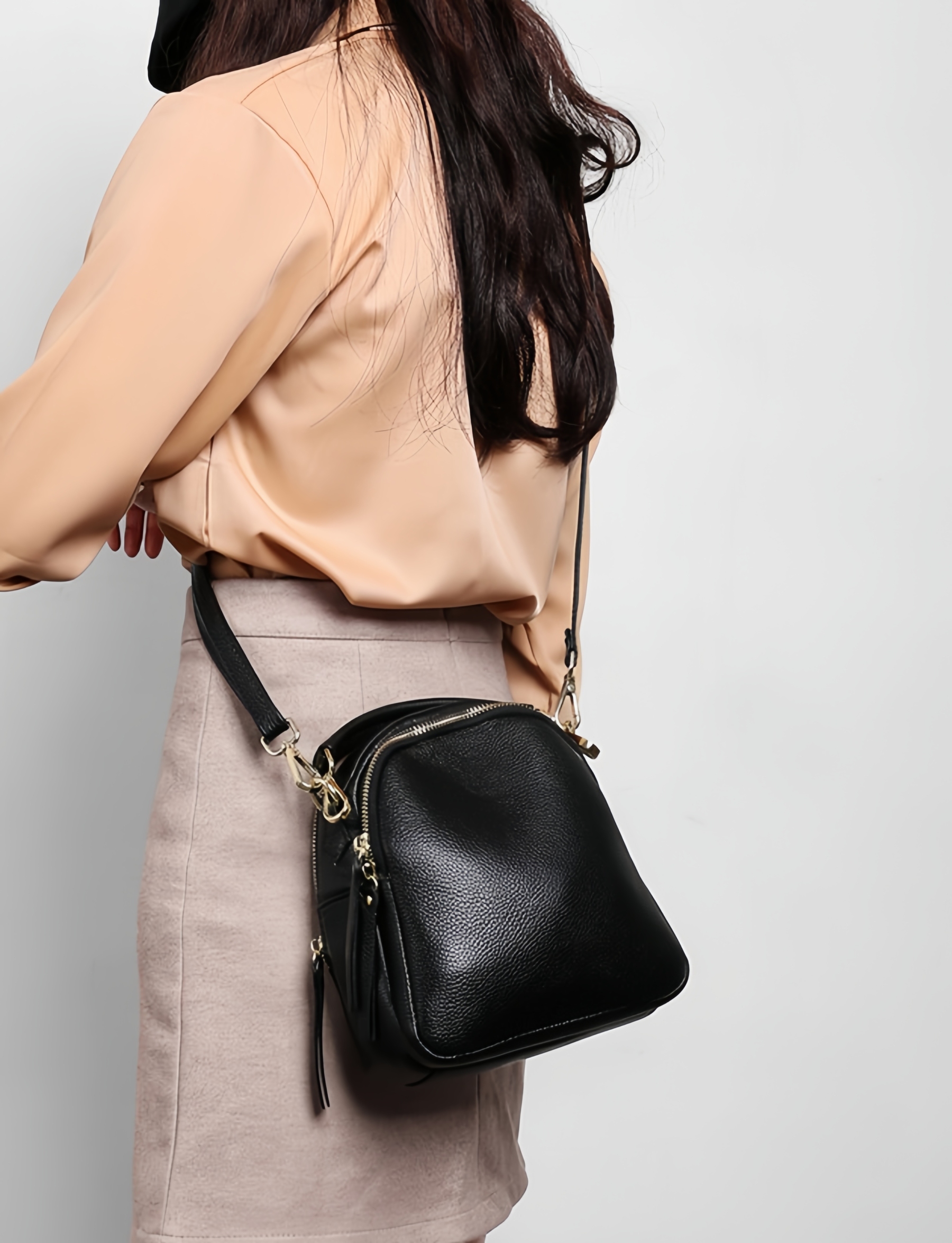 レザー手提げバッグ|サコッシュ|斜め掛けバッグ|携帯ポーチ