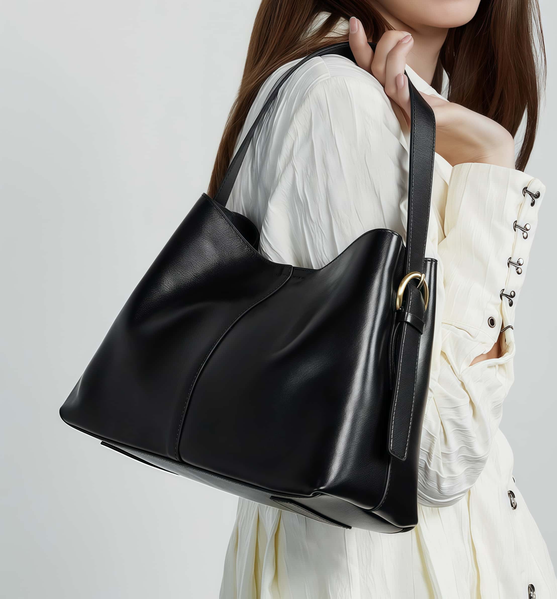 新発売！| カーキ|黒|コーヒー |3色|3WAY|牛革ハンドバッグ|牛革ショルダーバッグ|エブニングバッグ