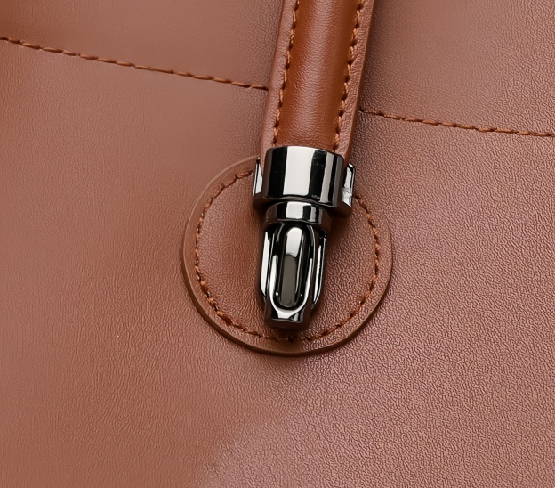 カラメル|カーキ|黒|コーヒー|4色•3WAY•高品質な天然牛革ハンドバッグ•牛革トートバッグ