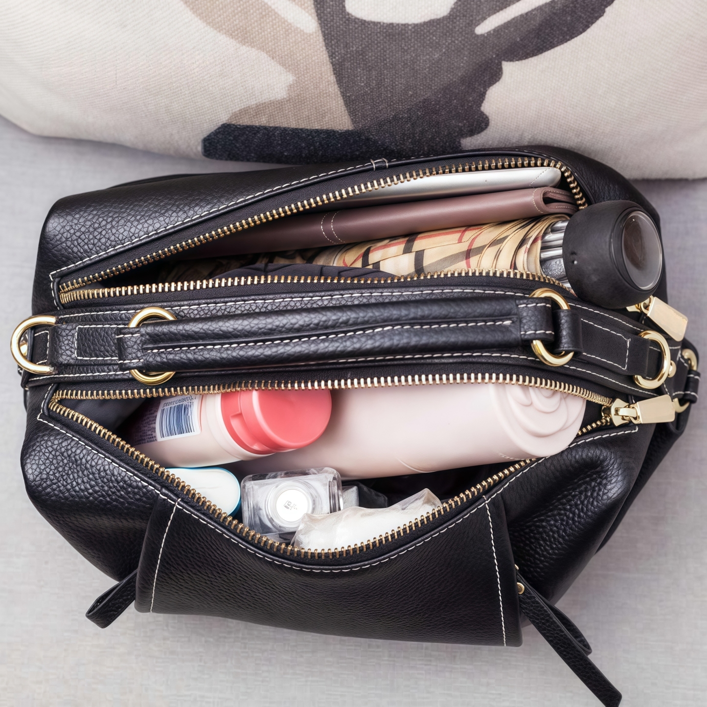 上質の魅力！•黒|カラメル|2色•高品質な厚手な天然軟めな牛革ハンドバッグ•牛革斜ショルダーバッグ