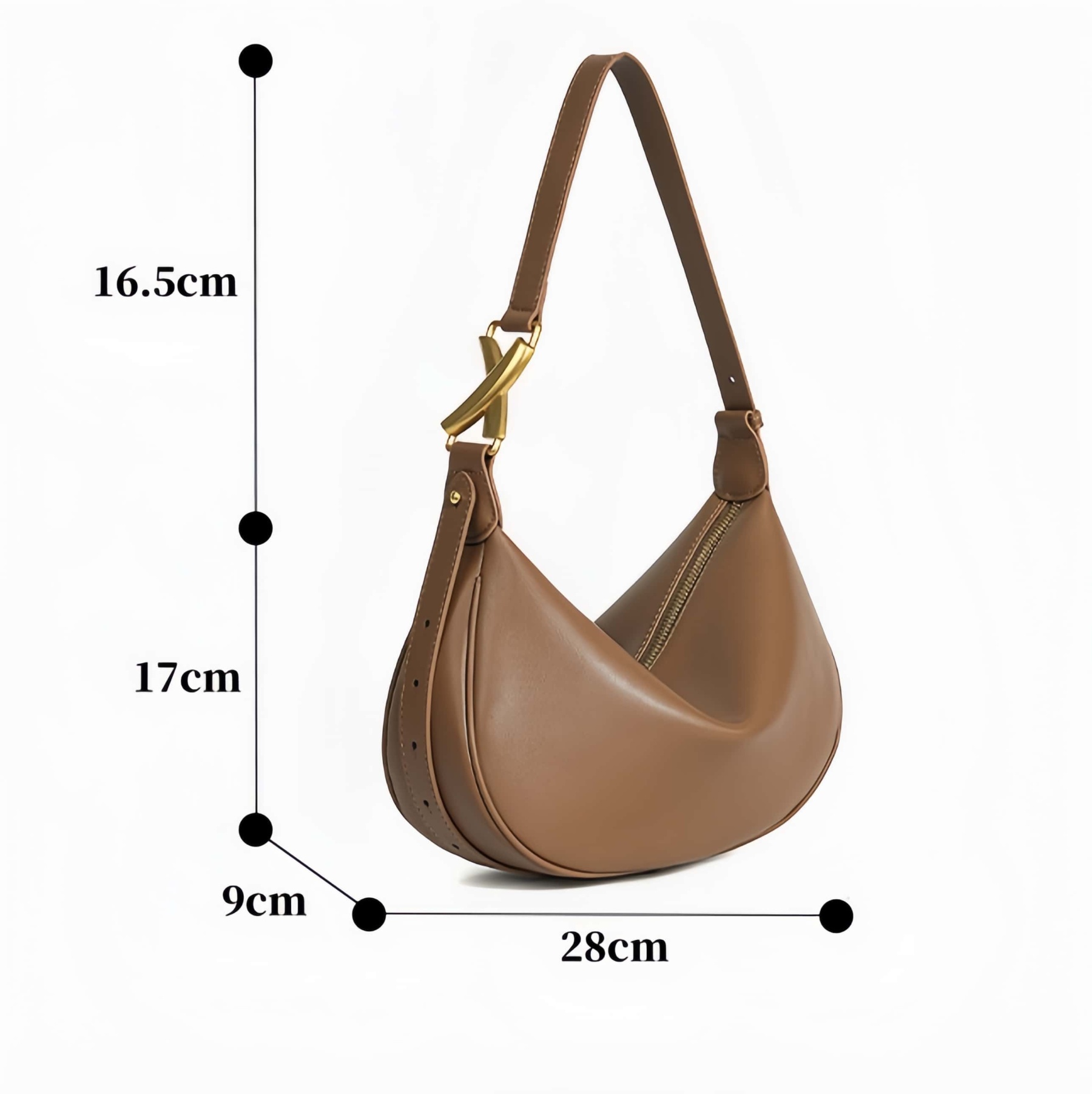 洗練された！|5色•牛革ショルダーバッグ|牛革肩掛けバッグ