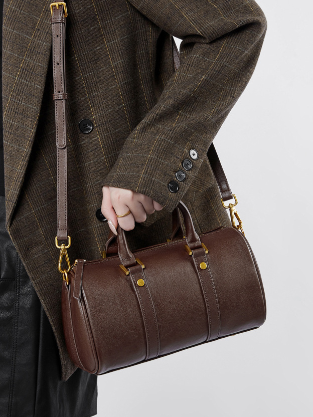 レトロな新作！•3色•3WAY•天然牛革ハンドバッグ•牛革ショルダーバッグ