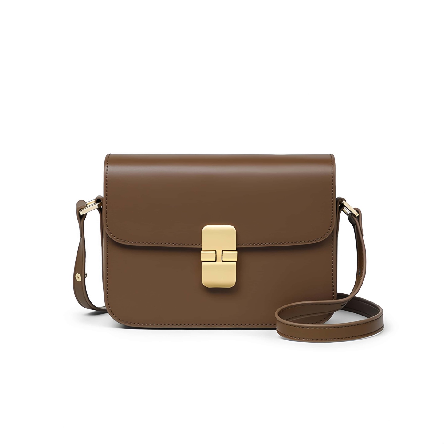 NEW ! •茶色•天然牛革ショルダーバッグ• 牛革肩掛けバッグ