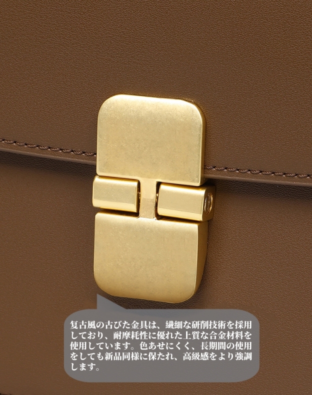 NEW ! •茶色•天然牛革ショルダーバッグ• 牛革肩掛けバッグ