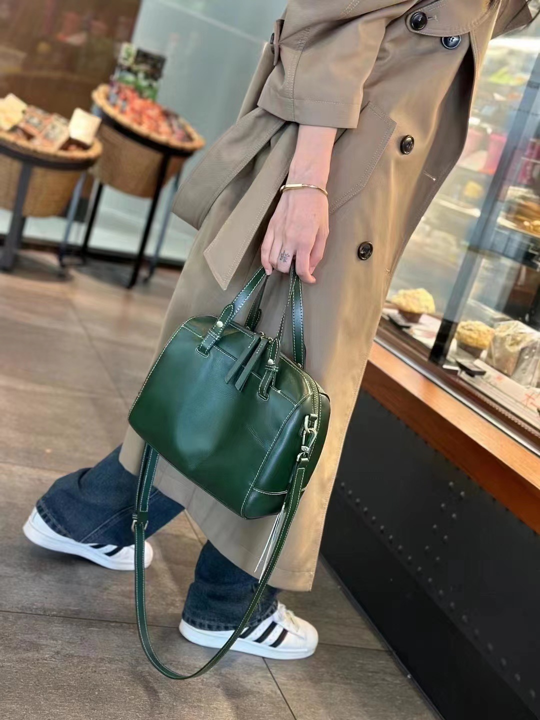 レザーバッグ|3WAY|牛革ハンドバッグ※牛革ショルダーバッグ