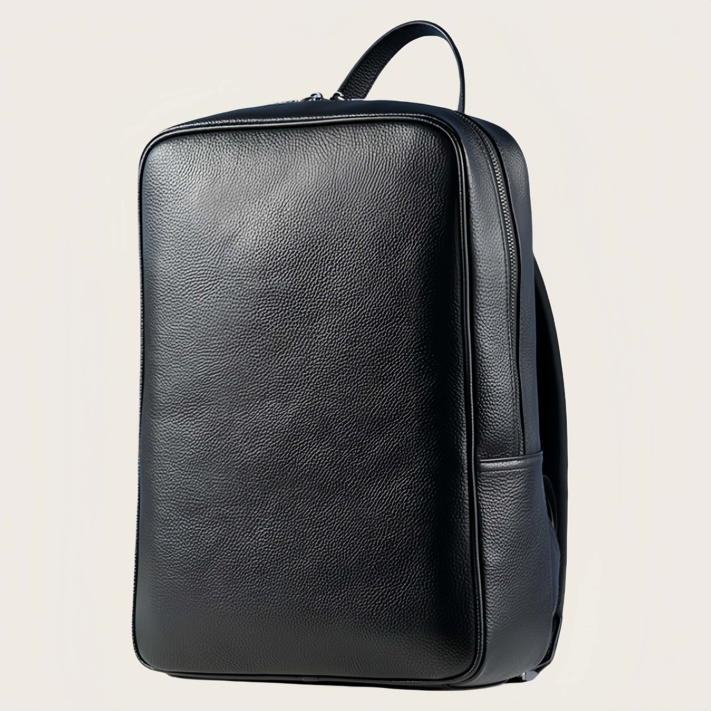 天然牛革製 ビジネス通勤向け ダブルストラップリュック