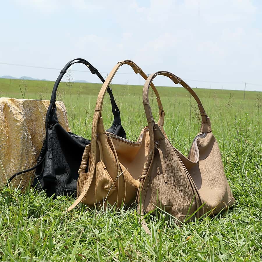 【新作登場】シンプルスタイル 牛革バッグ｜3 通り使い分け可能（ショルダー・クロス・トート）｜ブラジル産上質牛革