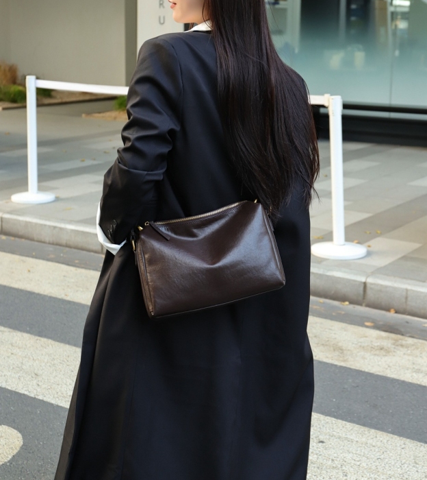 気品！▪3WAY▪高品質な植物鞣し天然牛革ハンドバッグ▪牛革ショルダーバッグ