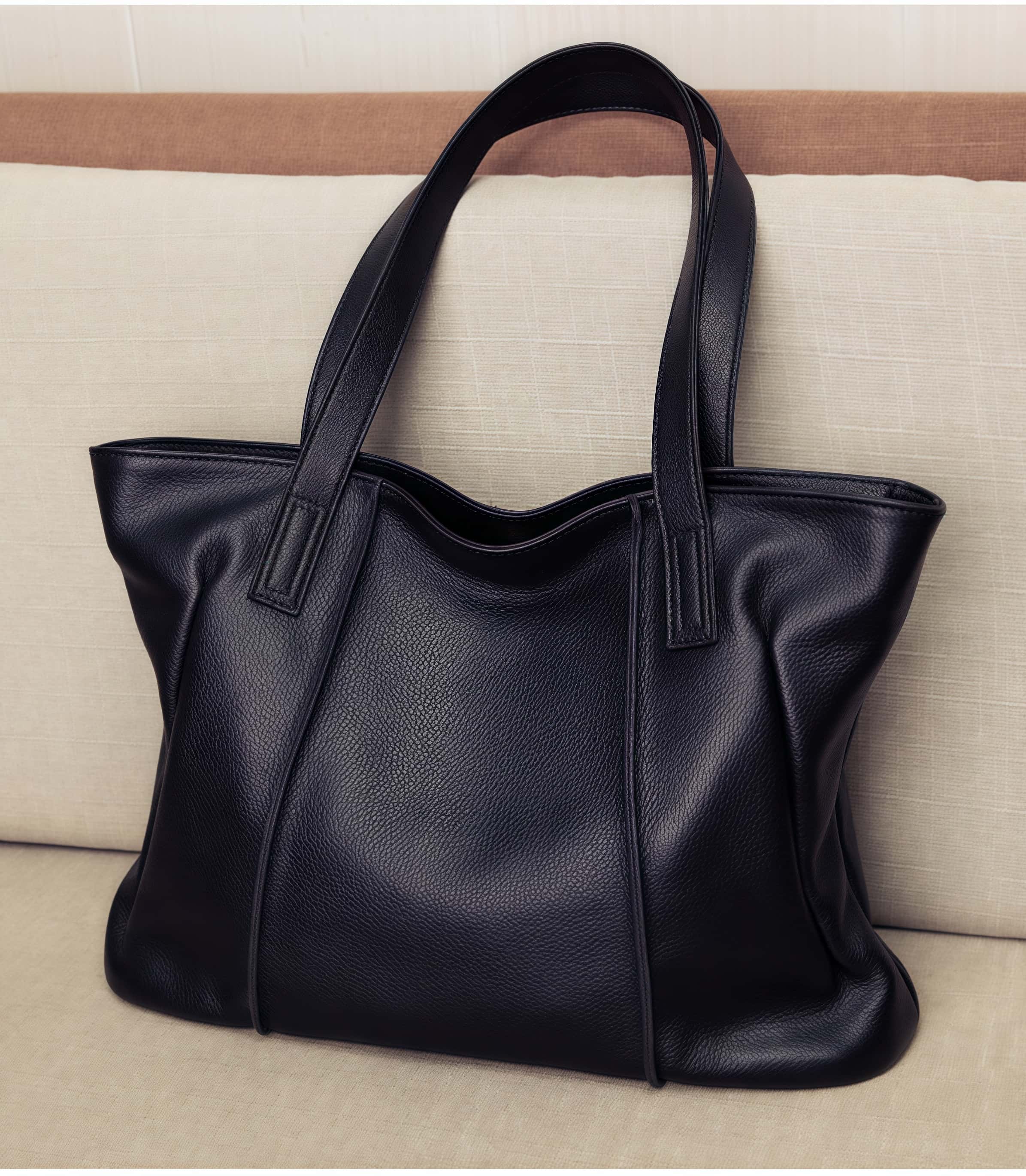 3WAY大容量牛革トートバッグ|肩掛けバッグ|ショルダーバッグ|A4 サイズに対応して