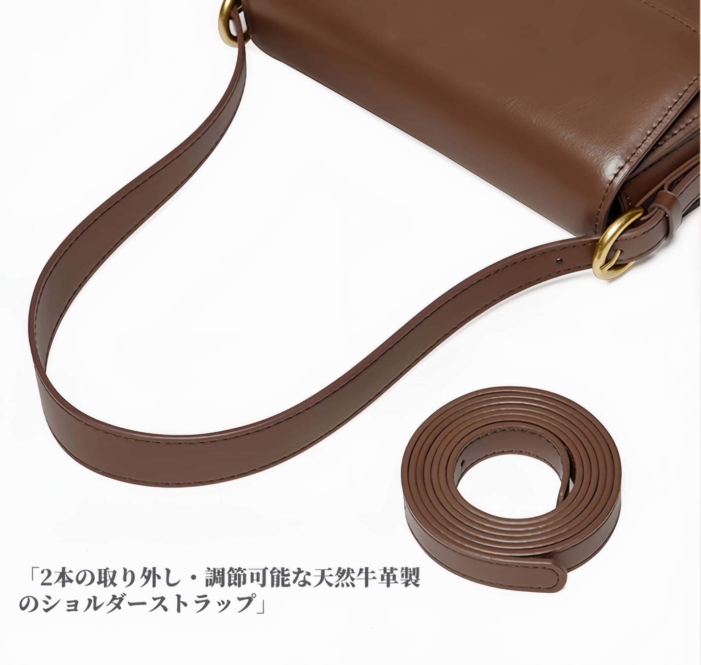 新作！•4色•天然牛革ショルダーバッグ• 牛革肩掛けバッグ