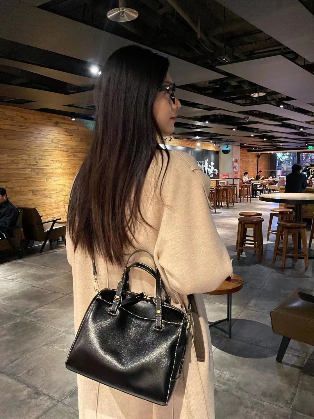 レザーバッグ|3WAY|牛革ハンドバッグ※牛革ショルダーバッグ