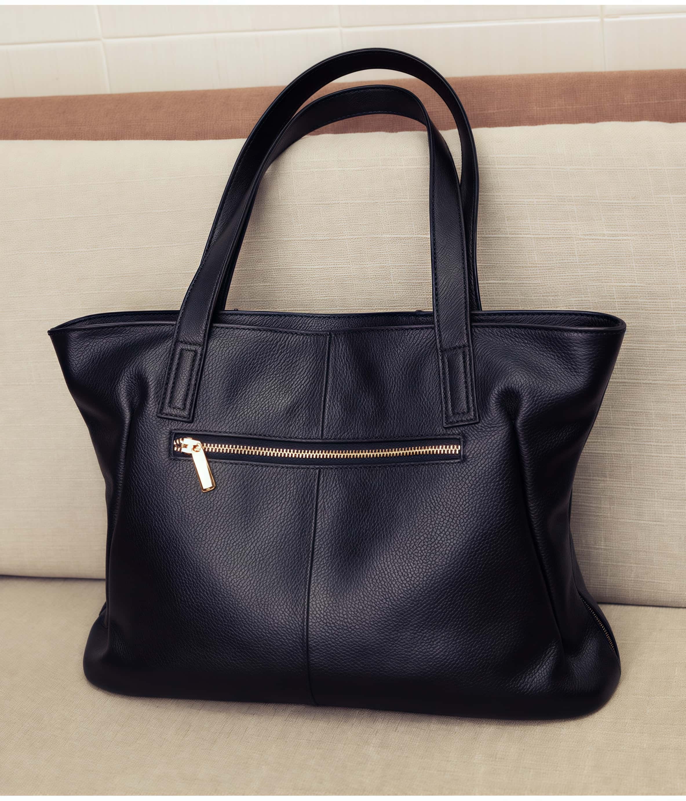 3WAY大容量牛革トートバッグ|肩掛けバッグ|ショルダーバッグ|A4 サイズに対応して