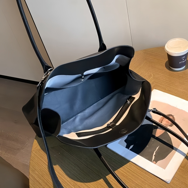 天然牛革ハンドバッグ