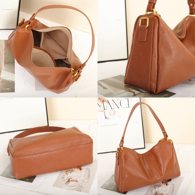 気品！▪3WAY▪高品質な植物鞣し天然牛革ハンドバッグ▪牛革ショルダーバッグ