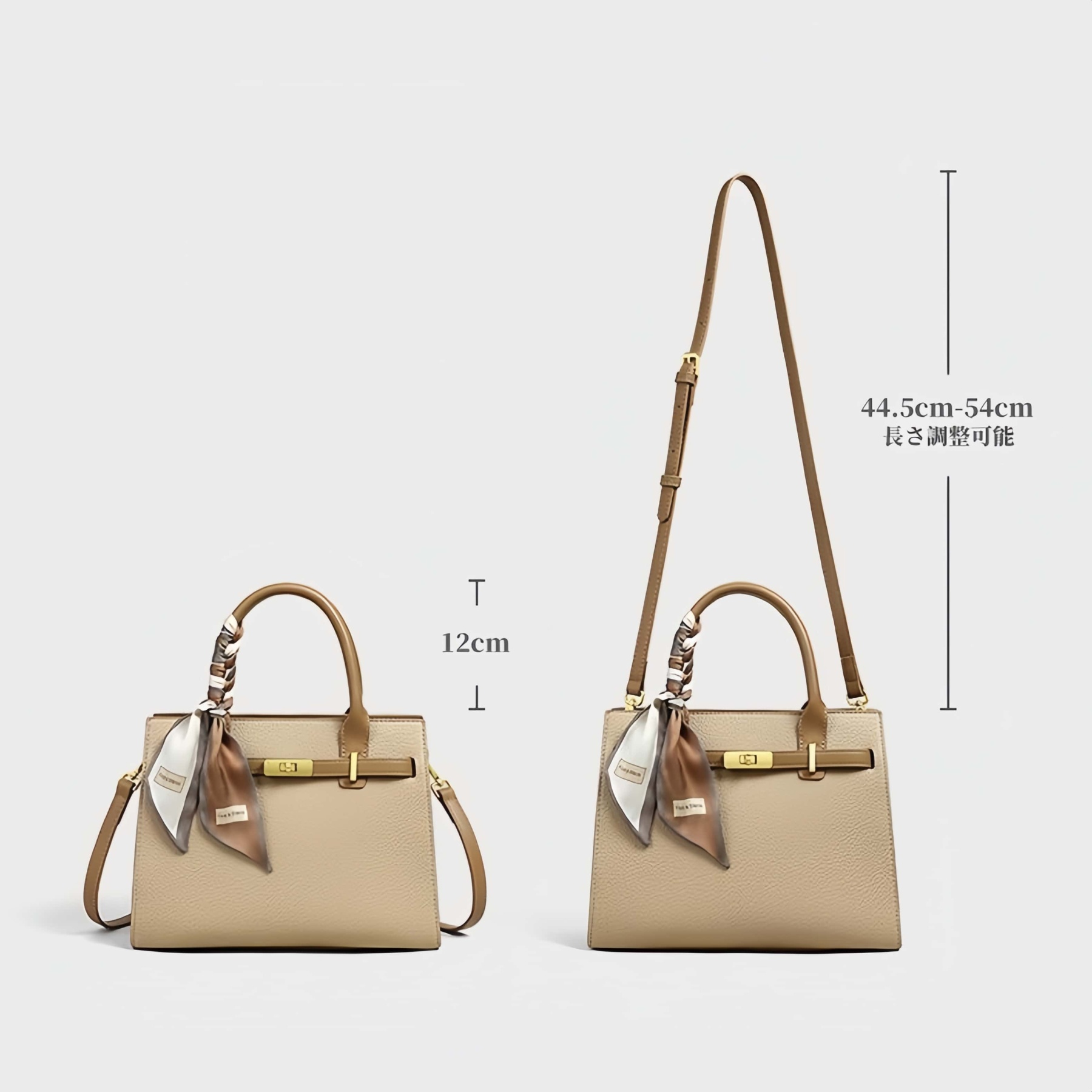 ふうが！•3WAY•天然牛革ハンドバッグ•牛革ショルダーバッグ