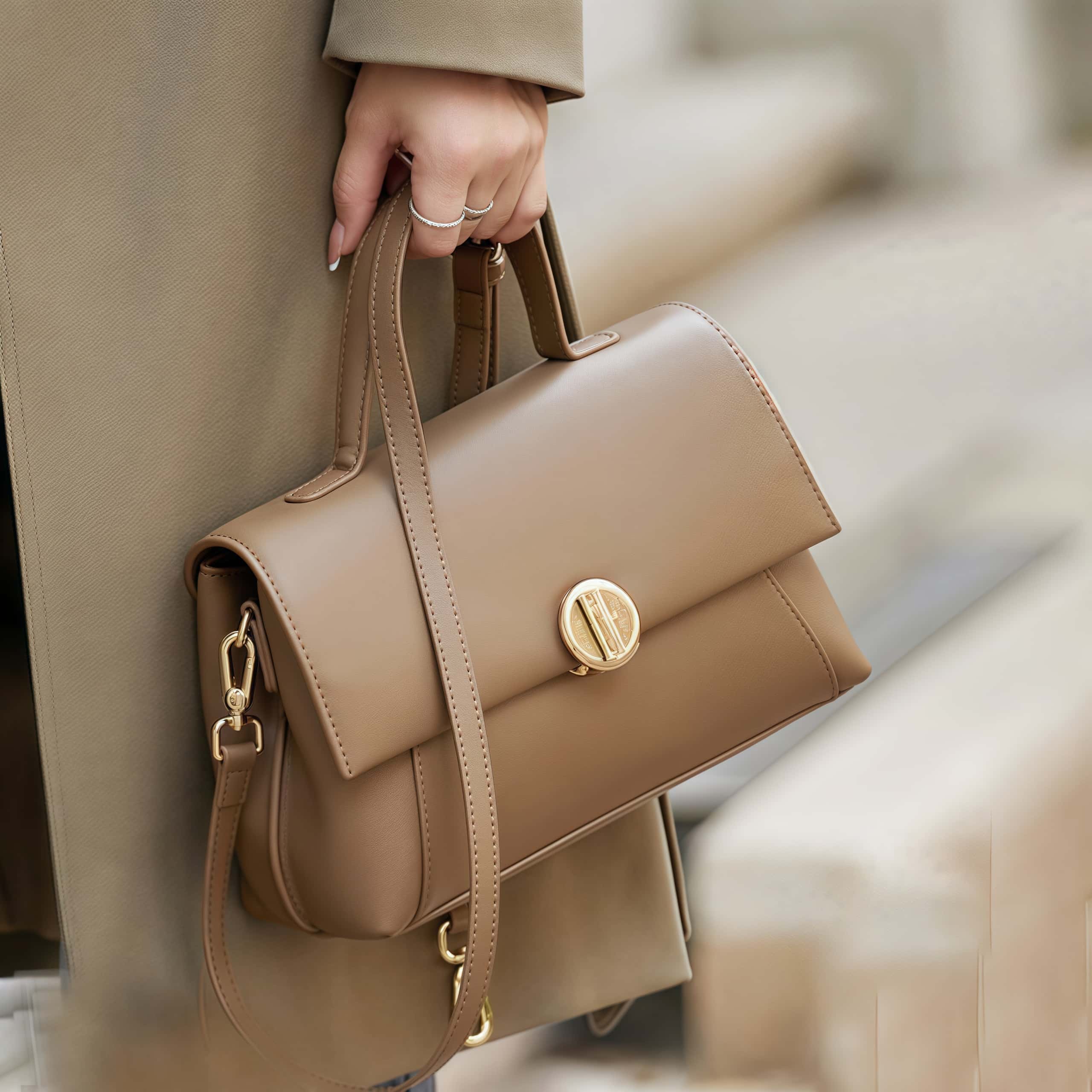 新作•4色•3WAY•天然牛革ハンドバッグ•牛革ショルダーバッグ