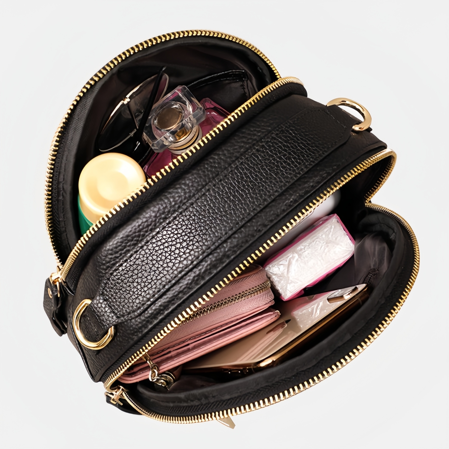 レザー手提げバッグ|サコッシュ|斜め掛けバッグ|携帯ポーチ