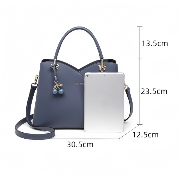 優雅な気質！•天然牛革ハンドバッグ•牛革ショルダーバッグ