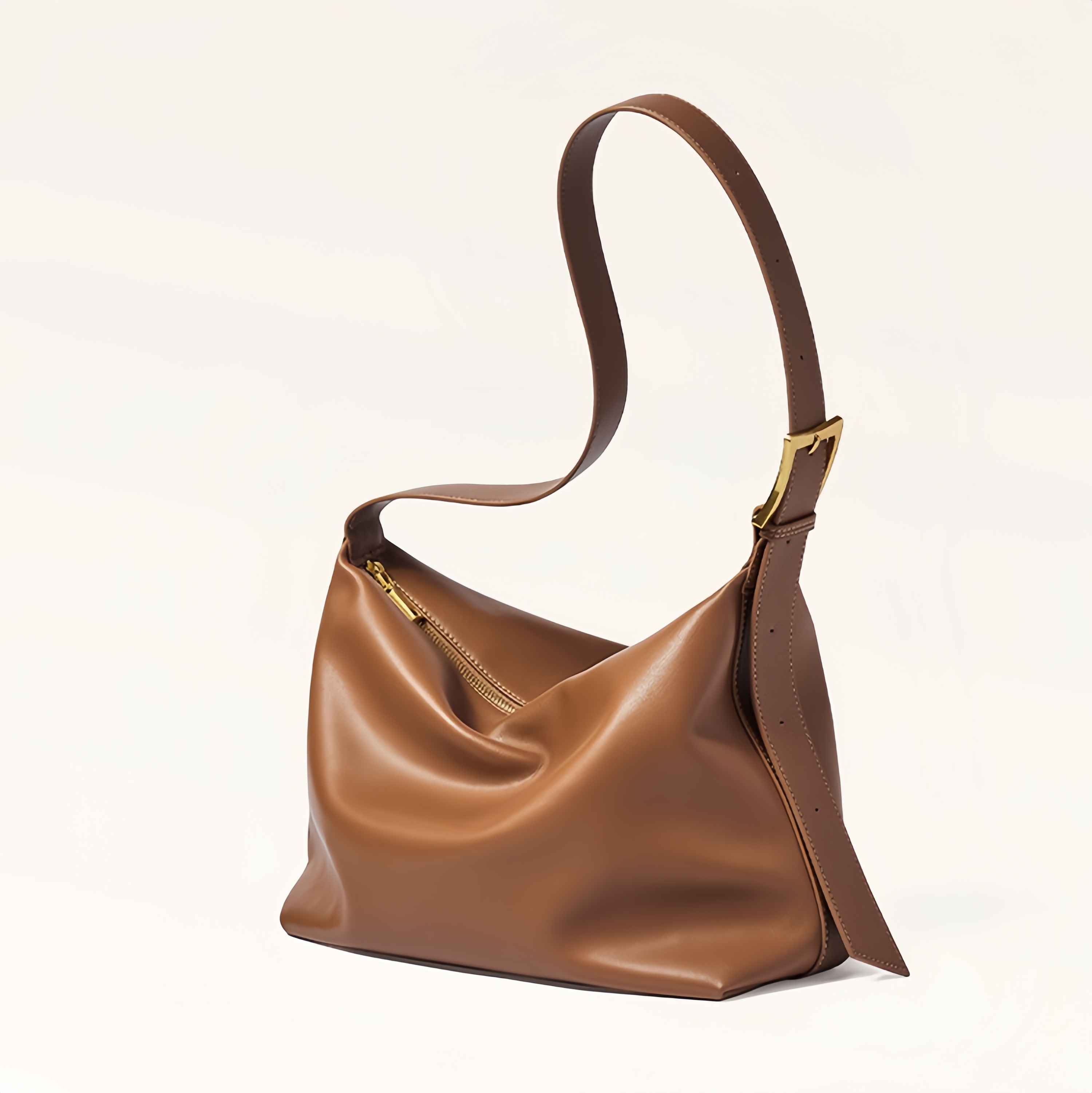 コーヒー|ベージュ|カラメル|黒|白|クリーム•6色|牛革ショルダーバッグ