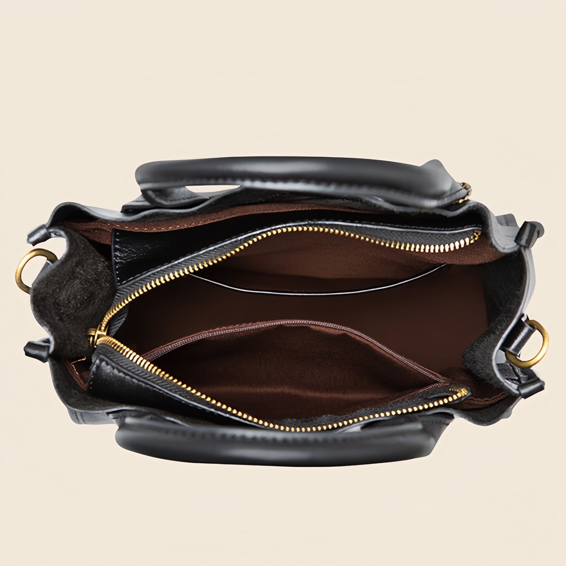 茶|黒|2色|植物タンニン鞣しの天然牛革ショルダーバッグ|牛革肩がけかばんバッグ