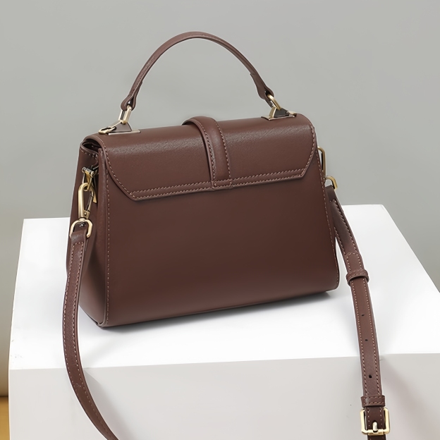 優雅な雰囲気 ！※茶※3WAY※天然牛革ハンドバッグ※牛革ショルダーバッグ