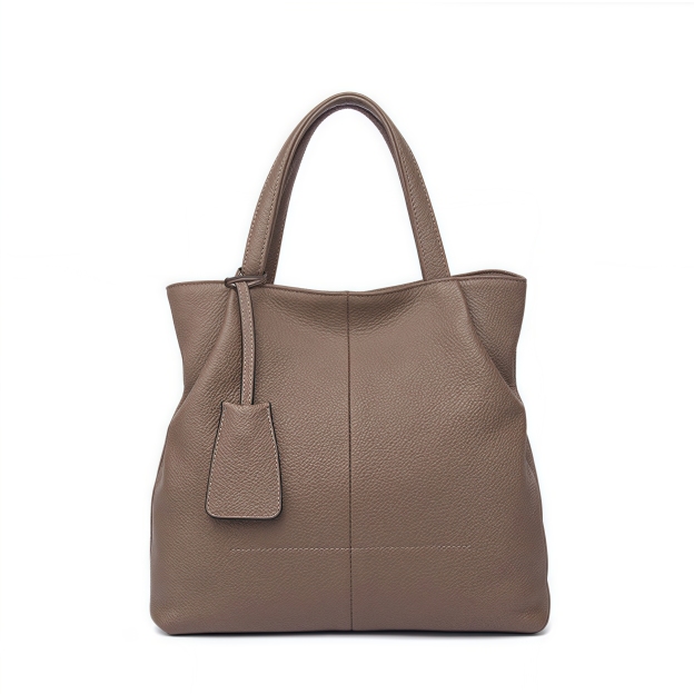 優雅な気質！•カーキ|黒|カラメル|ワインレッド|4色•3WAY•厚手な天然軟めな牛革ハンドバッグ•牛革ショルダーバッグ