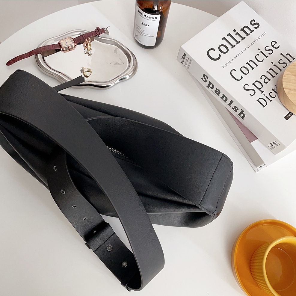 「シンプルなら快適！」•茶|黒|濃いカーキ|3色•上質な天然牛革ショルダーバッグ• 牛革斜めがけバッグ