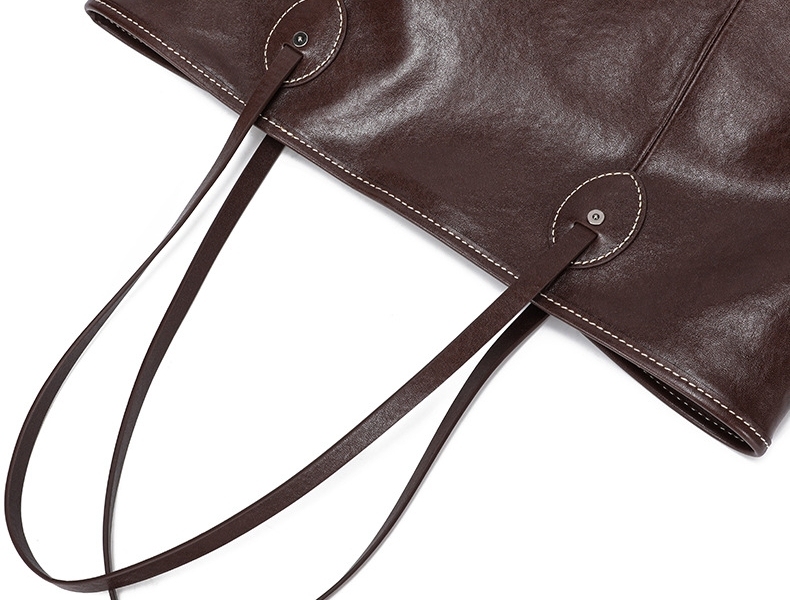 夏の新作 ！•上品•黒|茶•天然牛革ハンドバッグ•牛革トートバッグ