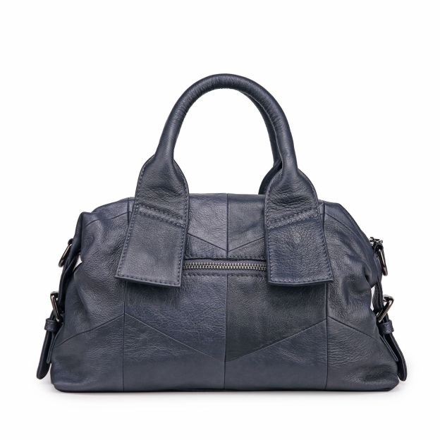 快適さ ！|3WAY•ベージュ|黒|青|赤|4色•植物鞣し牛革ハンドバッグ•大容量