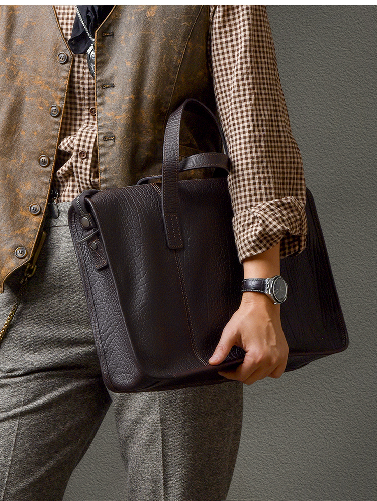 メンズ牛革バッグ