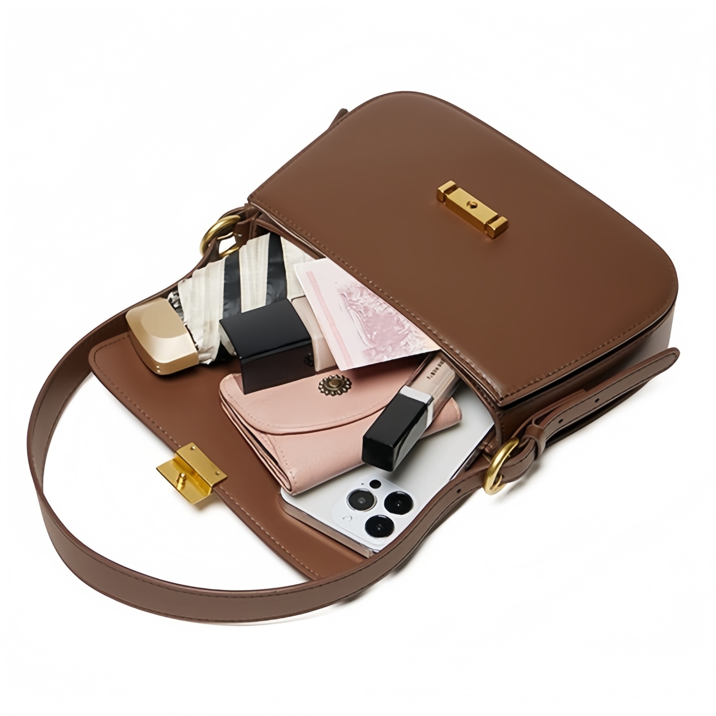 新作！•4色•天然牛革ショルダーバッグ• 牛革肩掛けバッグ