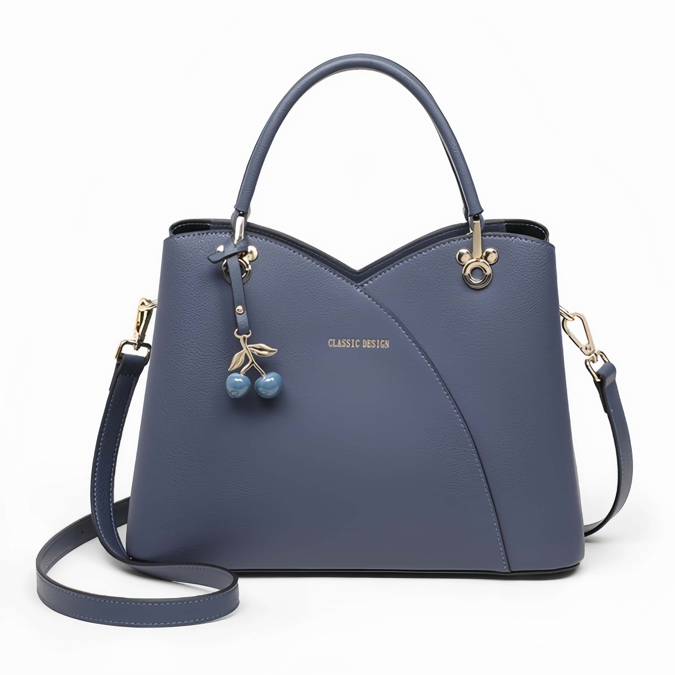 優雅な気質！•天然牛革ハンドバッグ•牛革ショルダーバッグ