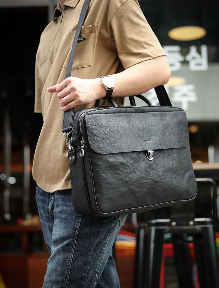 植物タンニン鞣しの天然牛革ハンドバッグ /ショルダーバッグST6098777HD