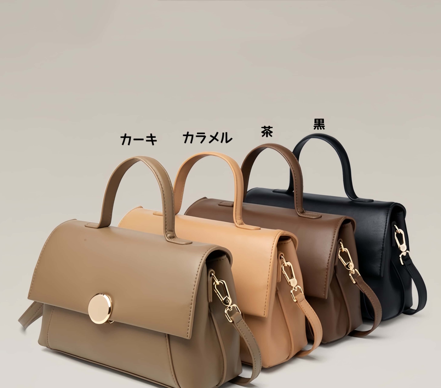 新作•4色•3WAY•天然牛革ハンドバッグ•牛革ショルダーバッグ