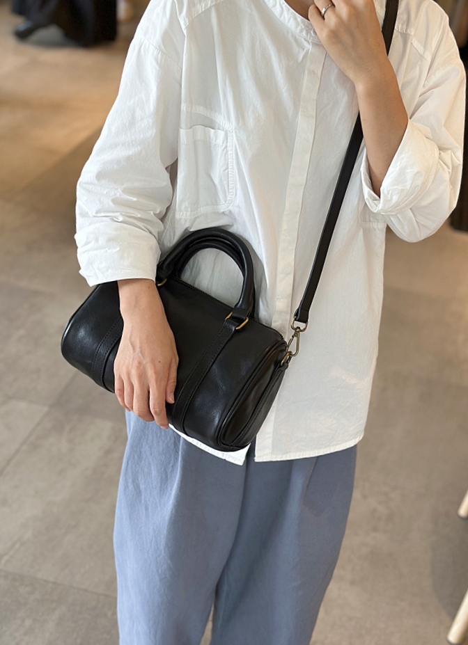 NEW ! •カラメル|茶|黒|コーヒー|4色•3WAY•天然牛革ハンドバッグ•牛革ショルダーバッグ