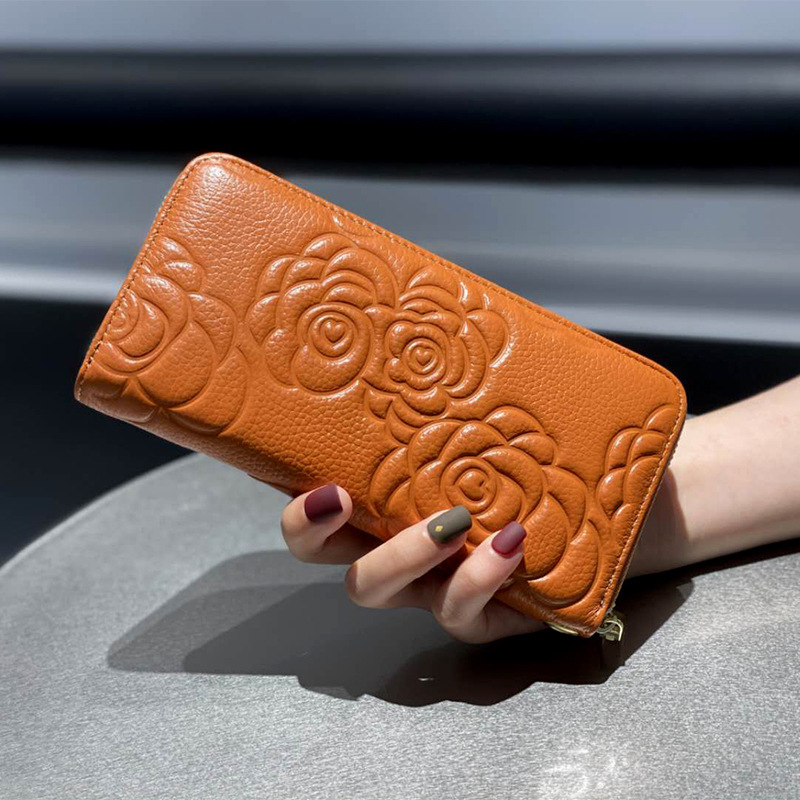 シンプルヴィンテージ ！|6色から選択可能|牛革長財布｜送料無料