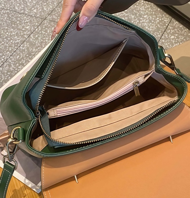 エレガント•5色•天然牛革ハンドバッグ•牛革ショルダーバッグ•2本の肩ベルトを付属