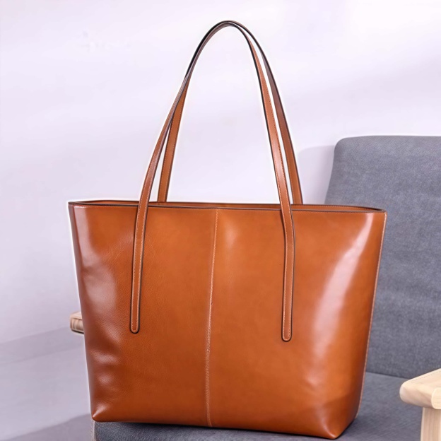 7色もっと選択※ユニセックス※上質な植物鞣し牛革トートバッグ※通勤|旅行