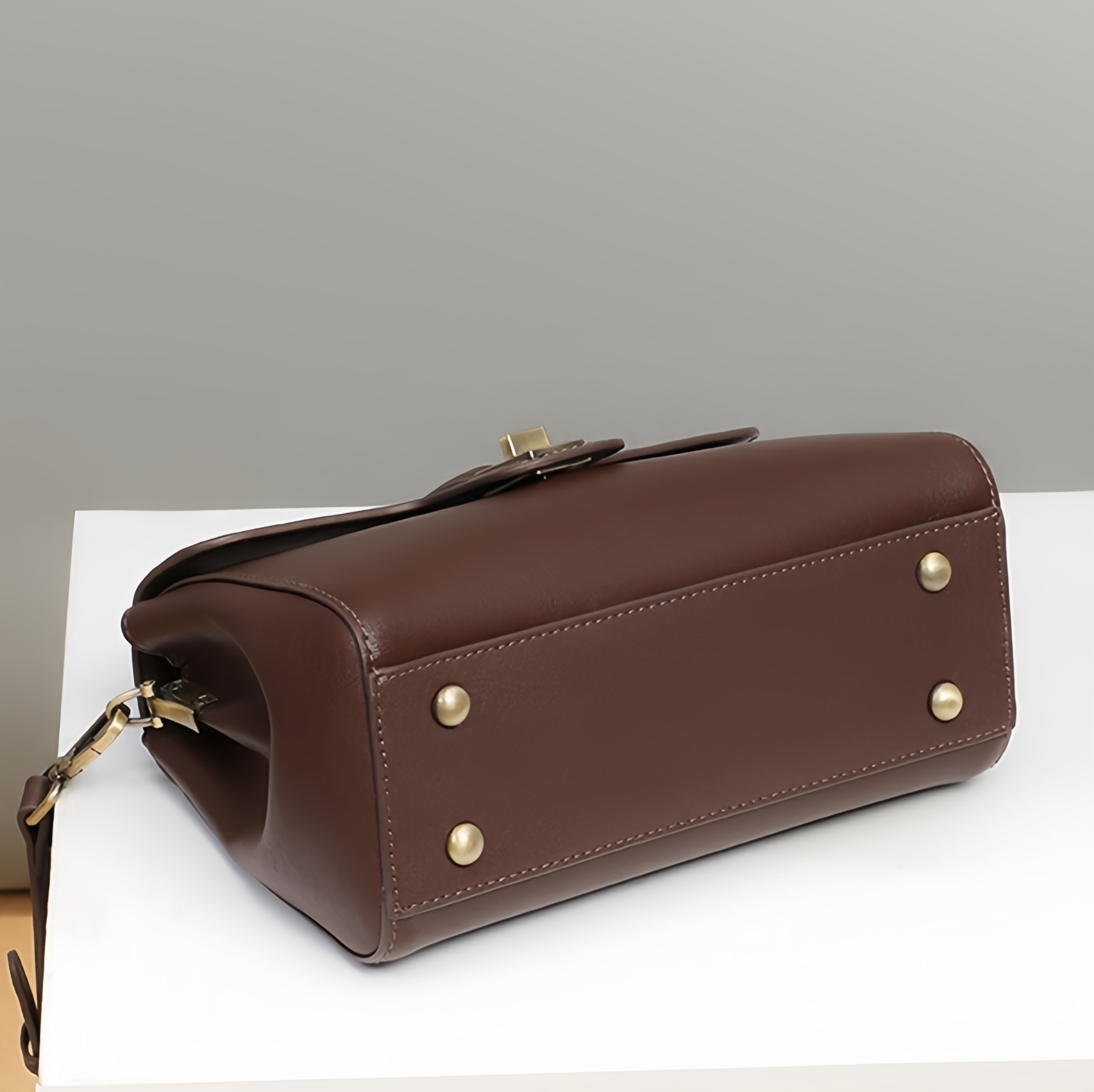 優雅な雰囲気 ！※茶※3WAY※天然牛革ハンドバッグ※牛革ショルダーバッグ