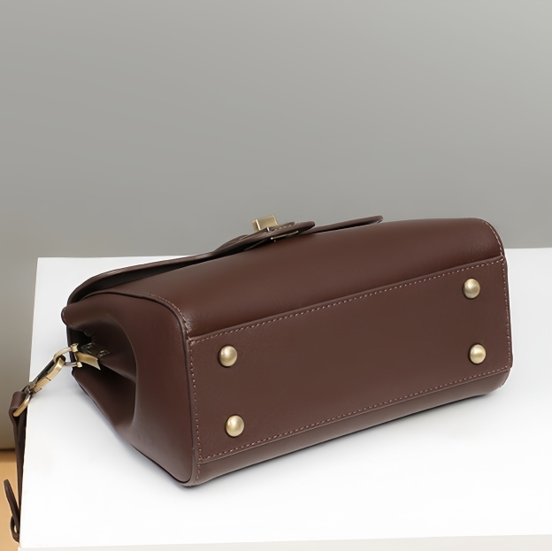 優雅な雰囲気 ！※茶※3WAY※天然牛革ハンドバッグ※牛革ショルダーバッグ