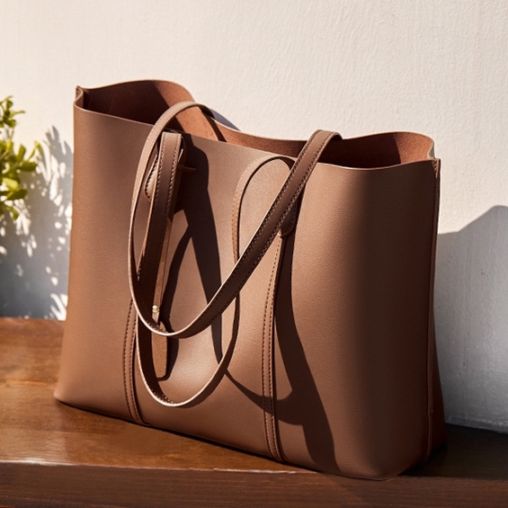 3色|牛革トートバッグ|牛革片肩バッグ|A4 サイズに対応