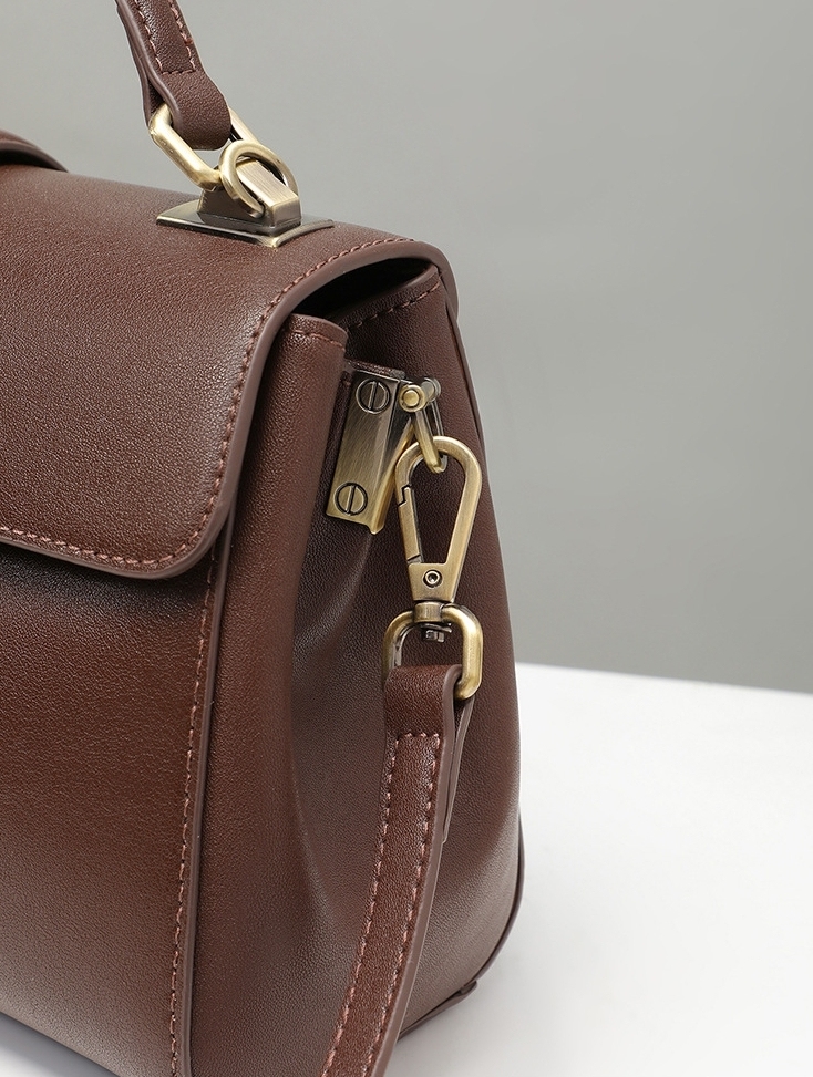 優雅な雰囲気 ！※茶※3WAY※天然牛革ハンドバッグ※牛革ショルダーバッグ