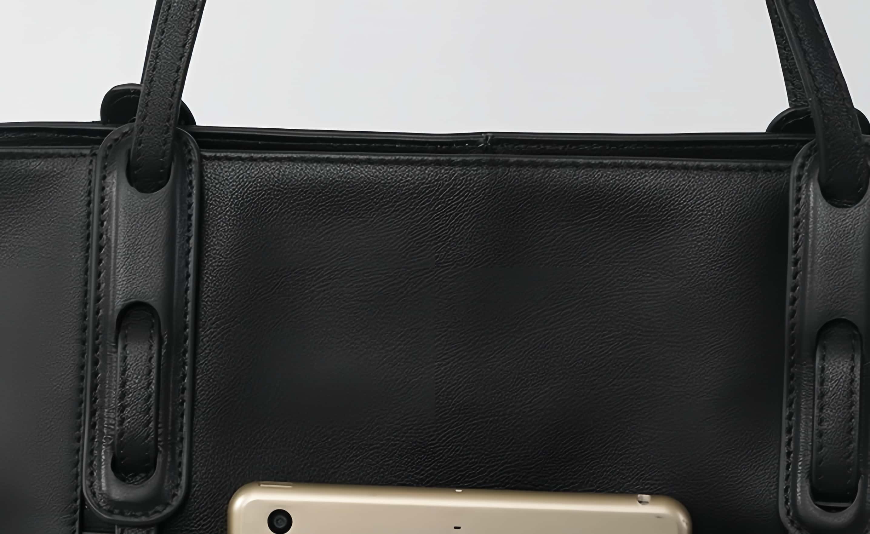 優雅な天然牛革トートバッグ|通勤・旅行に最適な大容量デザイン